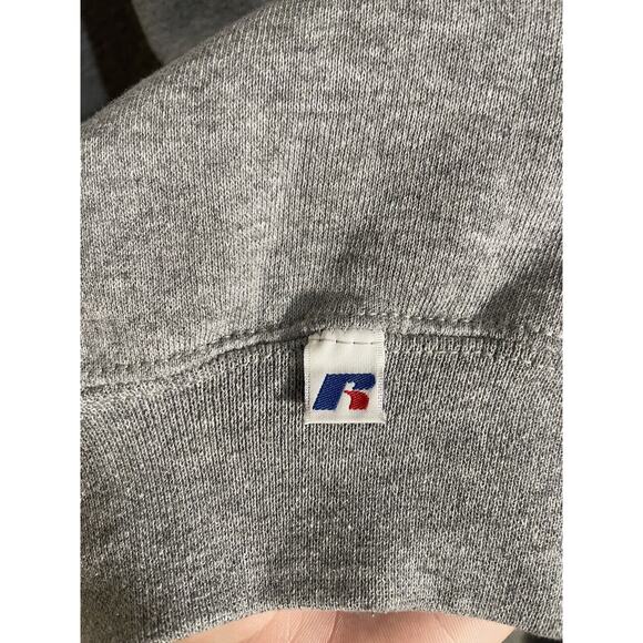 Okemos Hockey Russell Athletic Pullover Crewneck Gray Mens XL - Picture 4 of 8